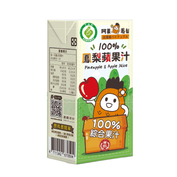 阿美鳳梨 100%鳳梨蘋果汁