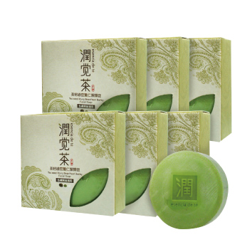 潤覺茶綠豆薏仁皂6入組
