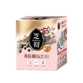芝初 8倍細高蛋白纖穀粉-芝麻10穀